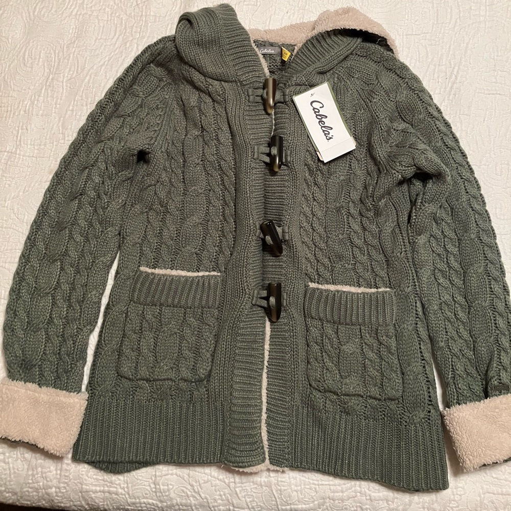 Cabela’s Hooded Sweater Sz M